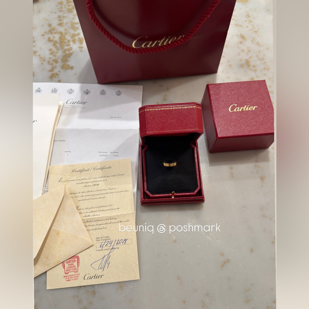 Cartier LOVE ring size 50